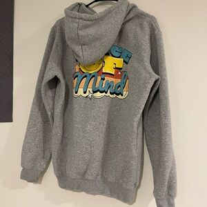 Dutch bros peace of mind gray hoodie